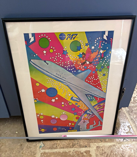1970 pan peter max 747 - pan, am