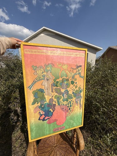 70s peter max anti - max, smoking